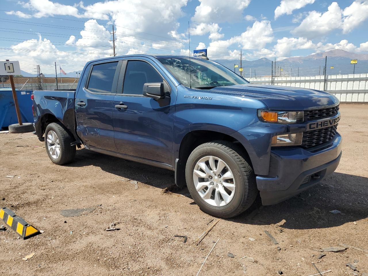 2022 CHEVROLET SILVERADO LTD C1500 CUSTOM VIN:1GCPWBEK8NZ168524