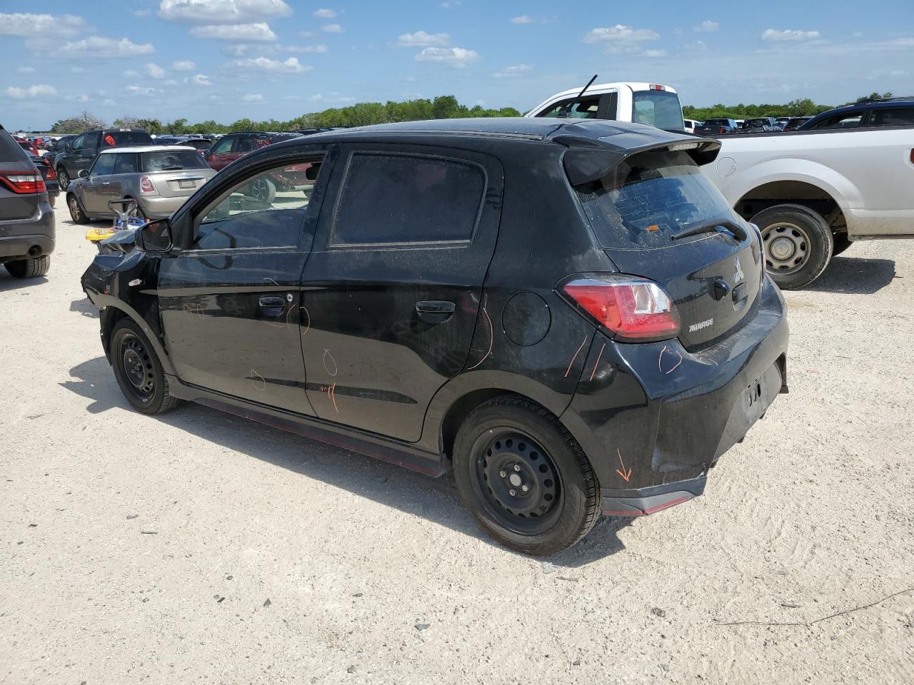 2022 MITSUBISHI MIRAGE ES VIN:ML32AUHJXNH007656