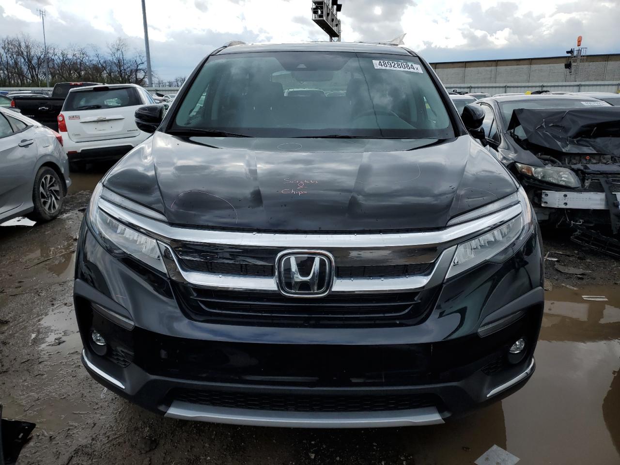 2022 HONDA PILOT TOURING VIN:5FNYF6H60NB098503