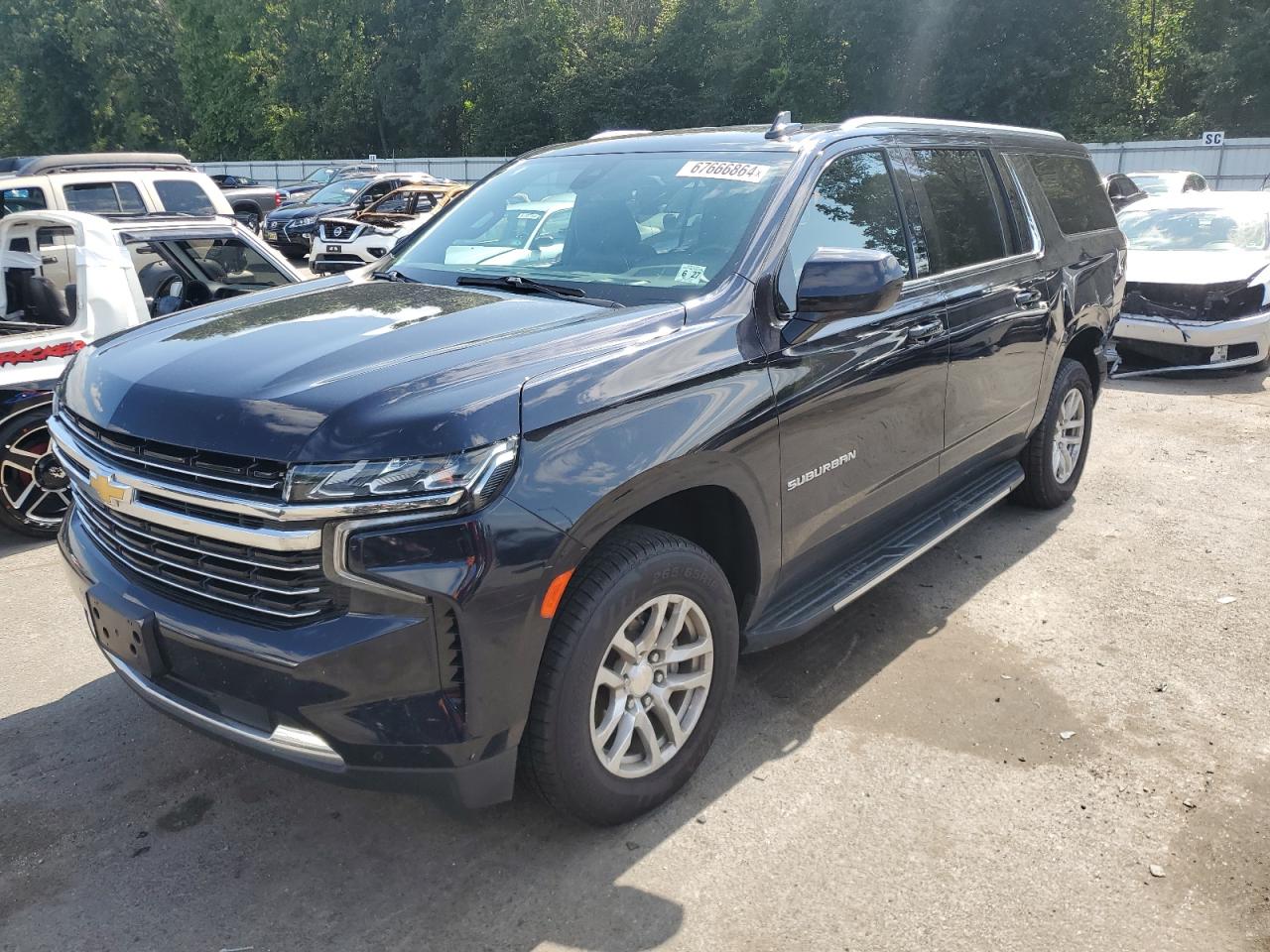 2022 CHEVROLET SUBURBAN K1500 LT VIN:1GNSKCKD9NR299826