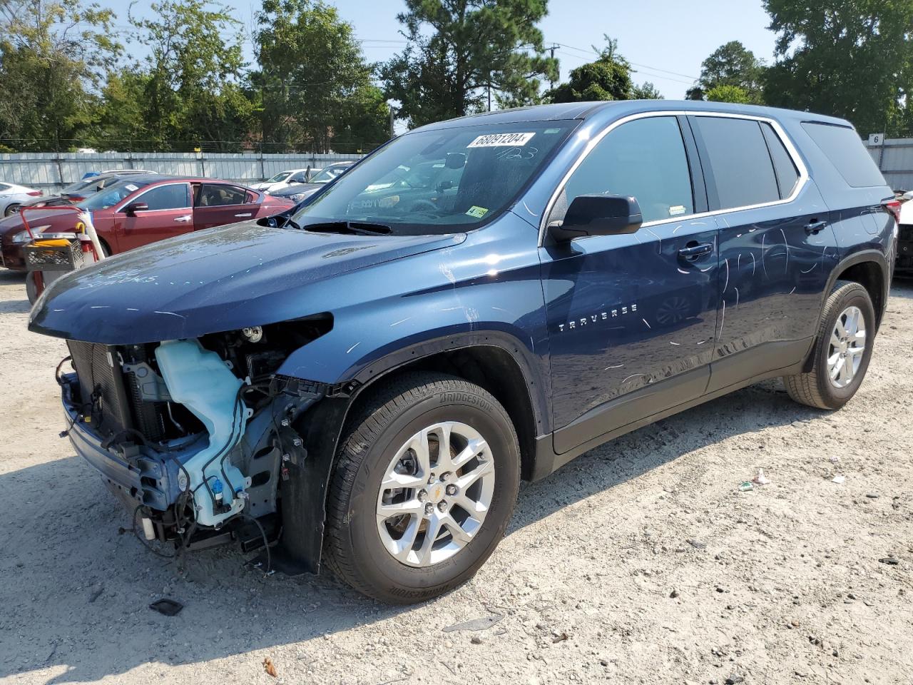 2023 CHEVROLET TRAVERSE LS VIN:1GNERFKW0PJ216605