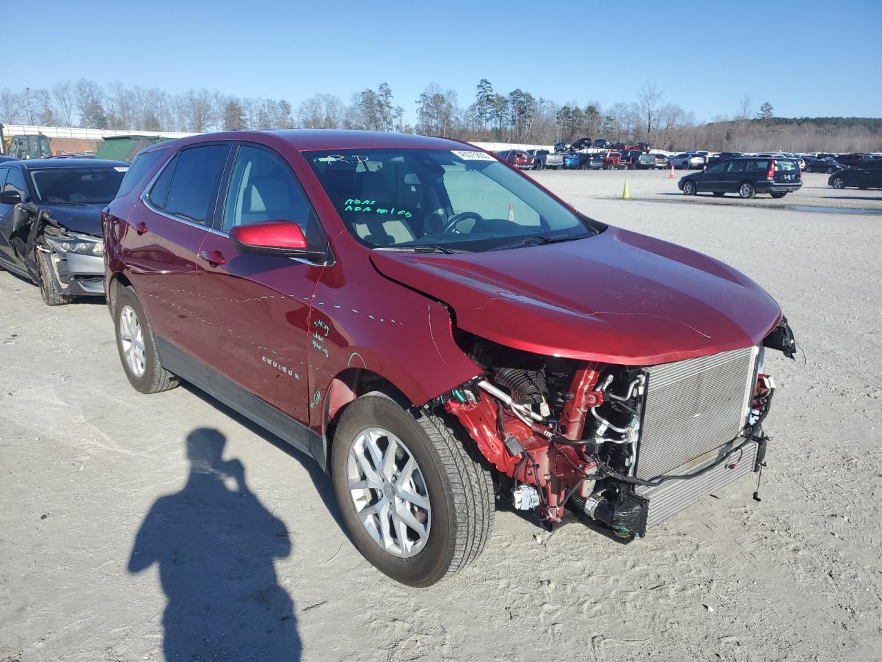 2022 CHEVROLET EQUINOX LT VIN:3GNAXUEV4NL124107
