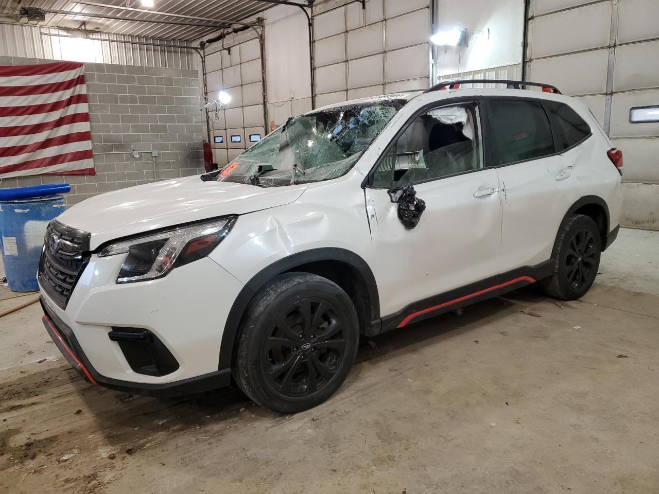 2022 SUBARU FORESTER SPORT VIN:JF2SKAJC3NH428382