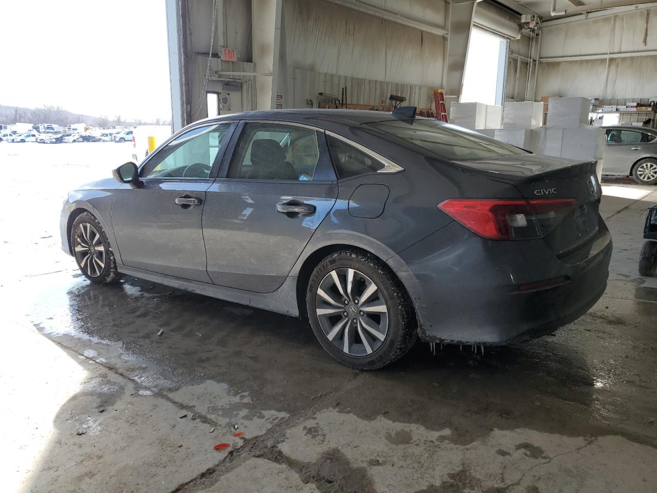 2022 HONDA CIVIC EX VIN:JHMFE1F74NX009173