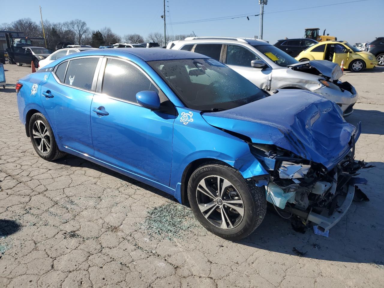 2022 NISSAN SENTRA SV VIN:3N1AB8CV2NY235486