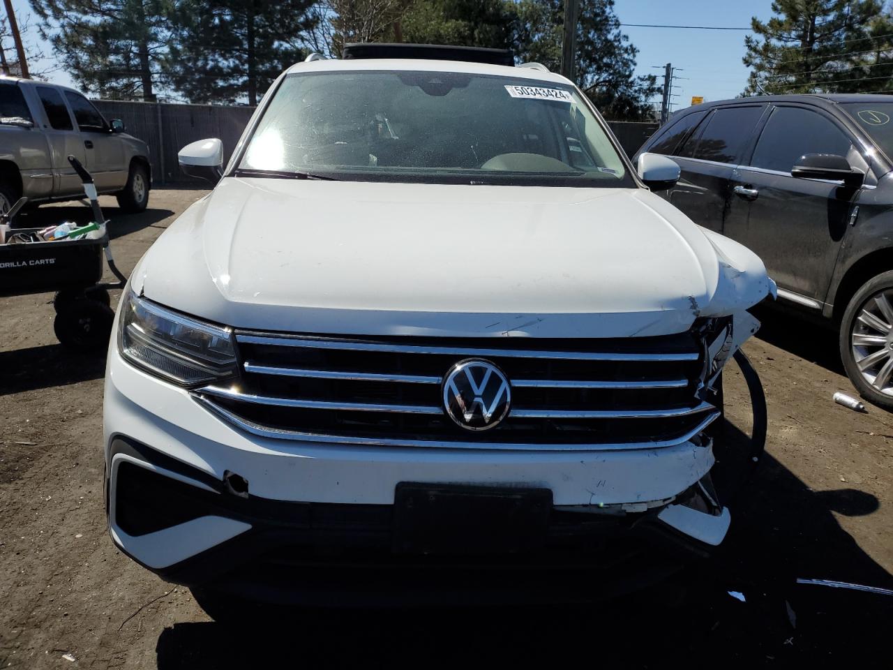 2022 VOLKSWAGEN TIGUAN SE VIN:3VV2B7AX7NM112789