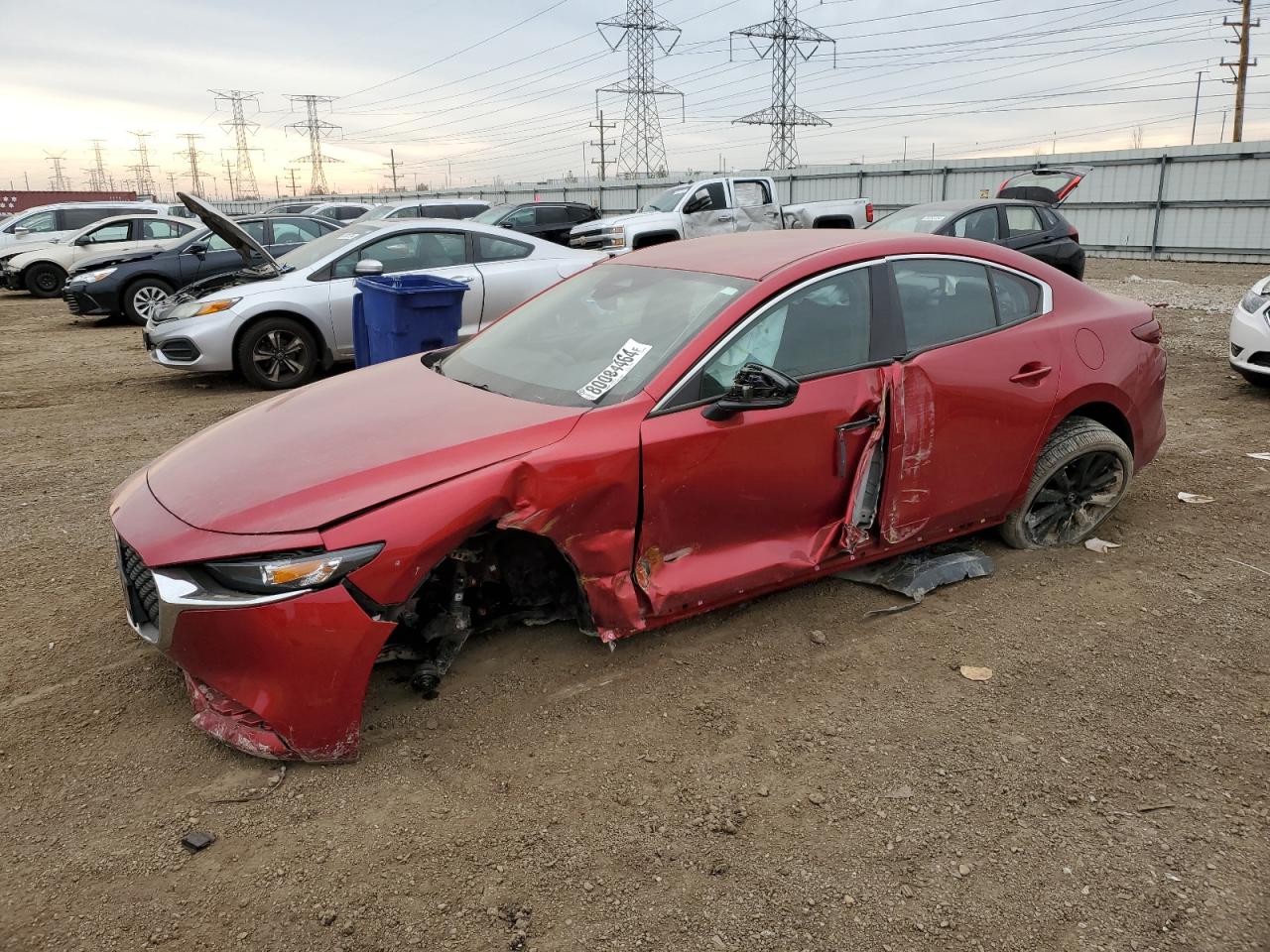 2024 MAZDA 3 SELECT SPORT VIN:3MZBPABM8RM401670