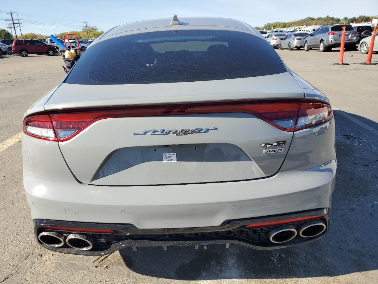 2022 KIA STINGER GT LINE VIN:KNAE35LD2N6117282