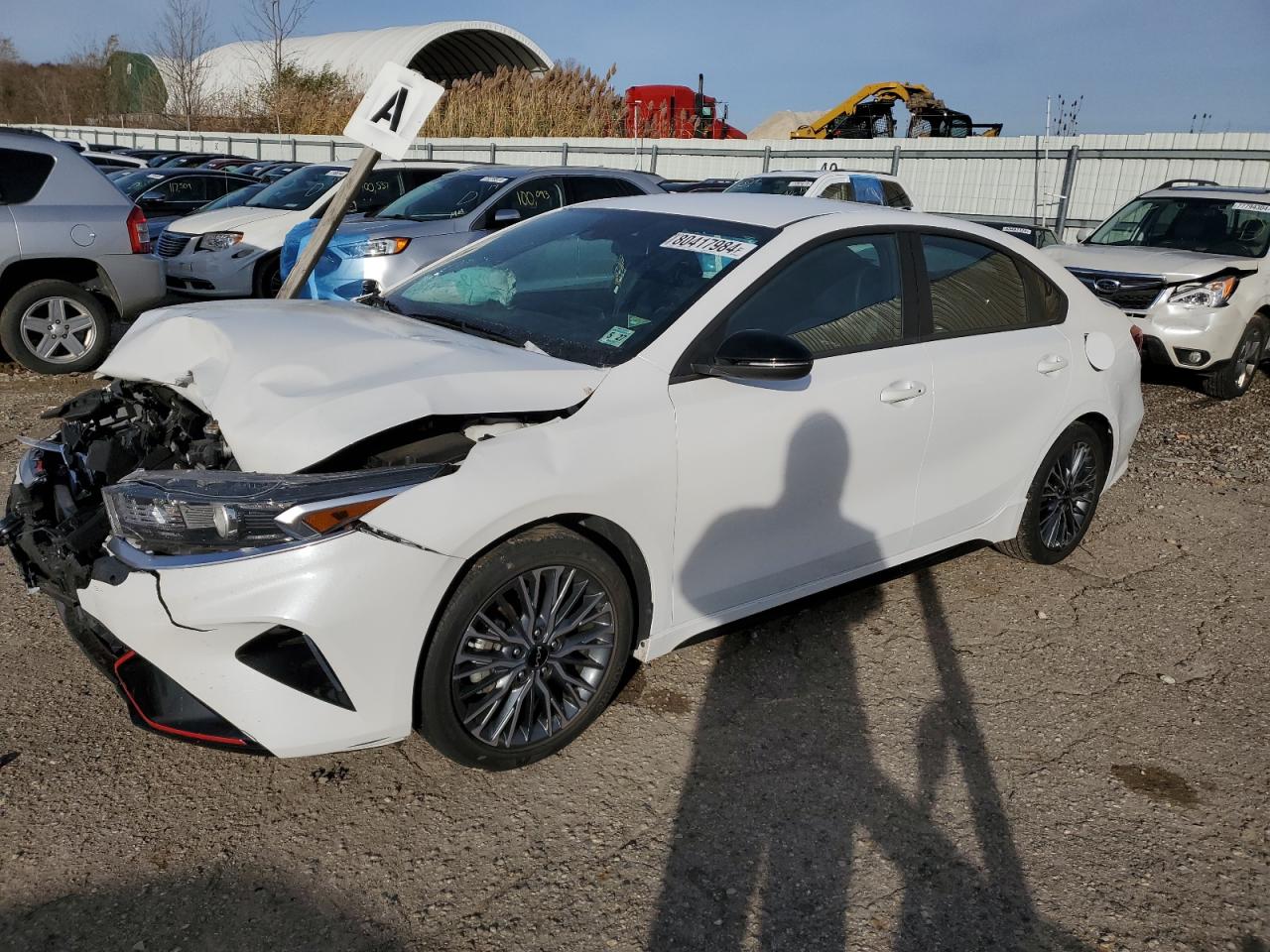 2022 KIA FORTE GT LINE VIN:3KPF54AD1NE481797