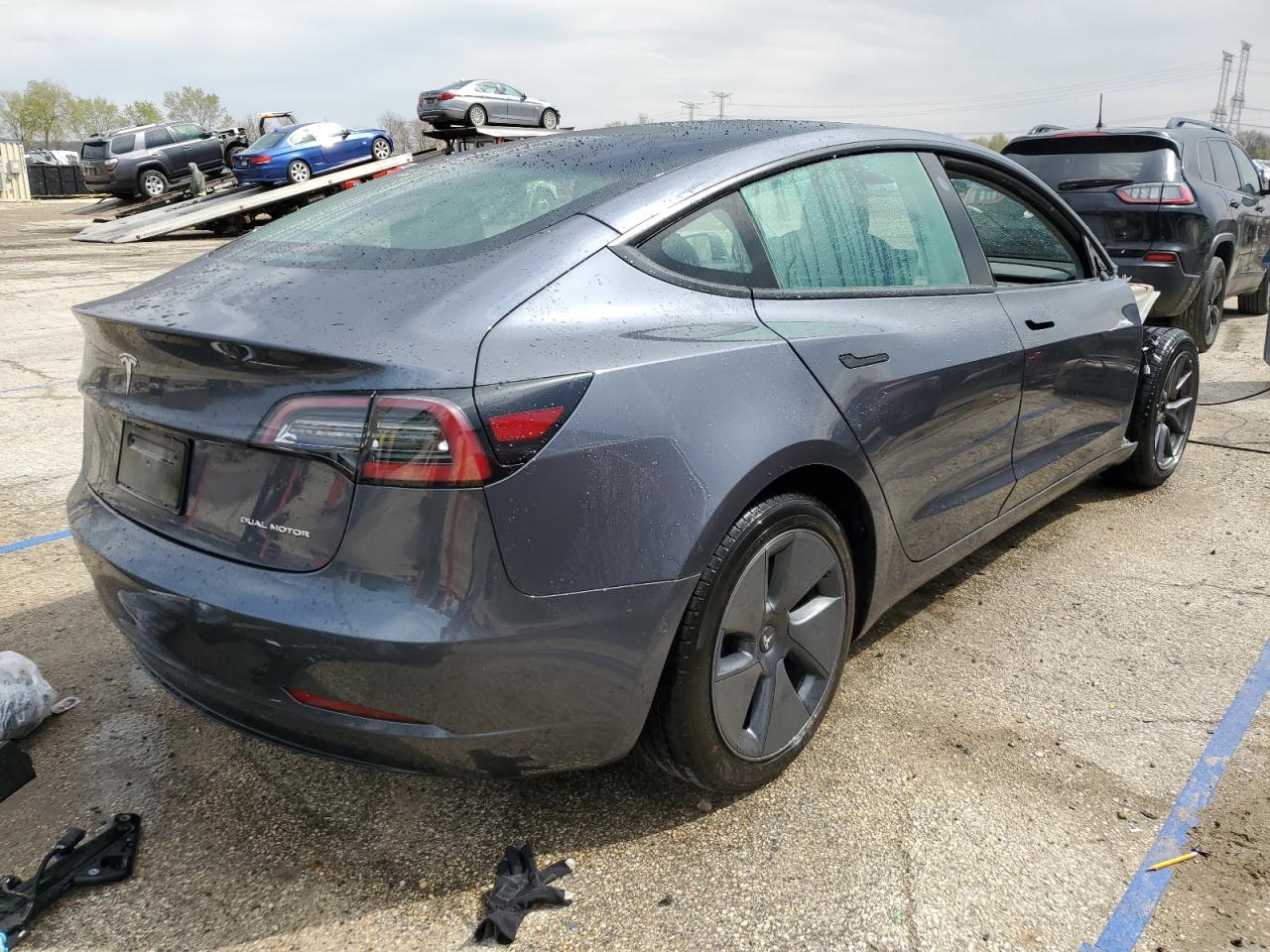 2022 TESLA MODEL 3  VIN:5YJ3E1EB9NF278757