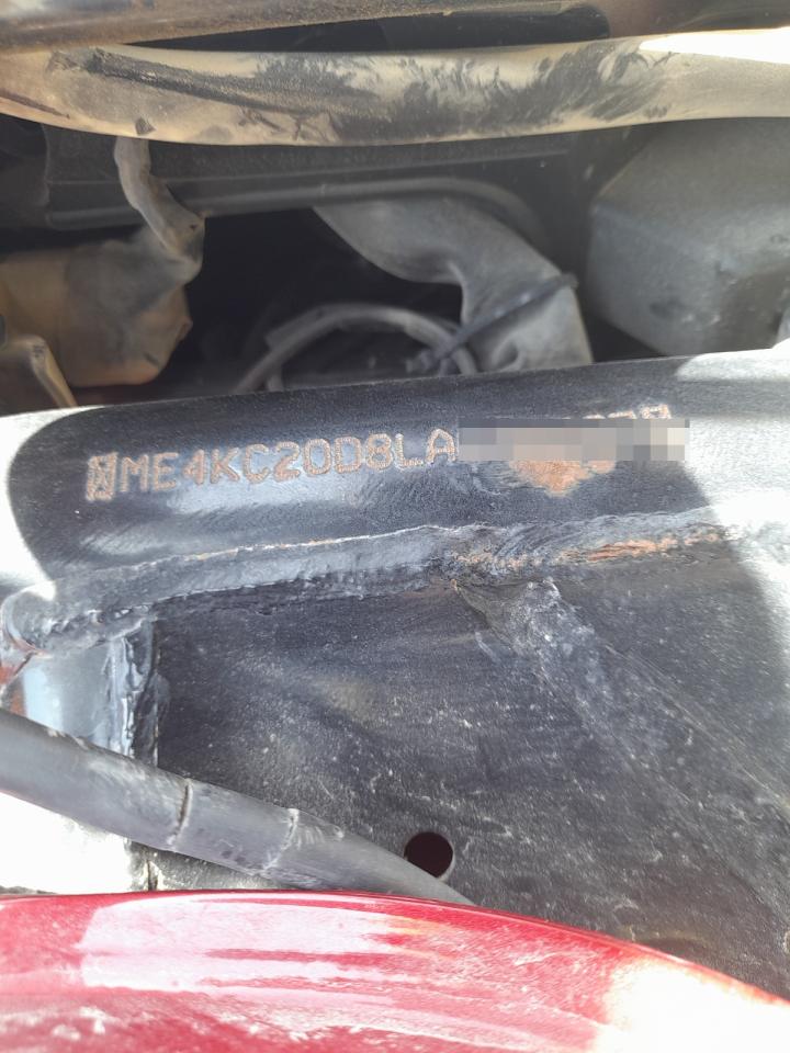 2020 HONDA UNICORN VIN:ME4KC20D8LA******