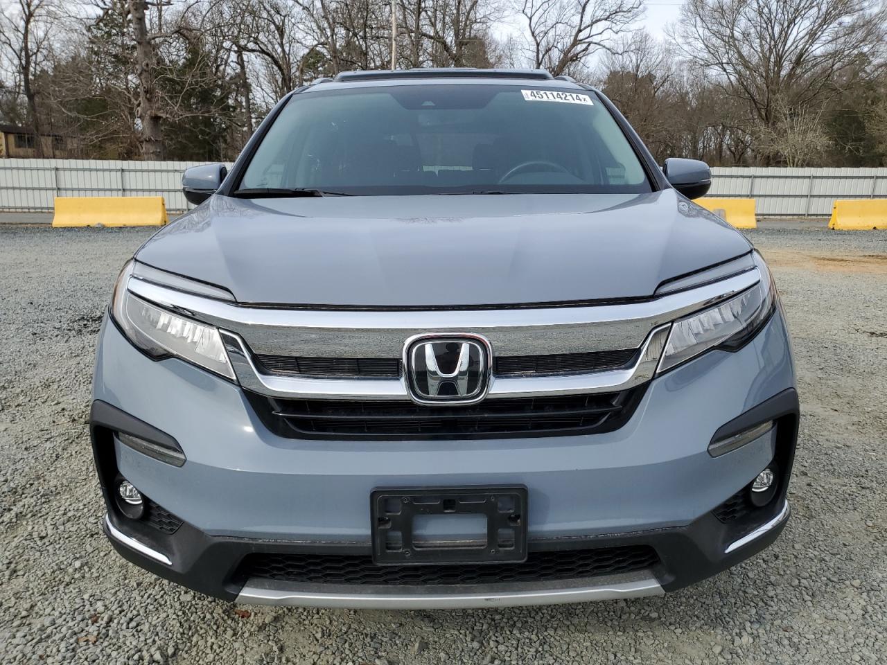 2022 HONDA PILOT TOURING VIN:5FNYF5H64NB033017