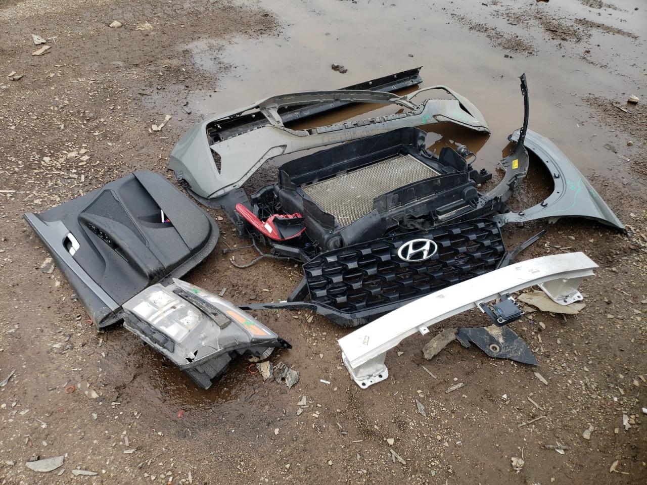 2022 HYUNDAI SANTA FE SEL VIN:5NMS6DAJ7NH394299