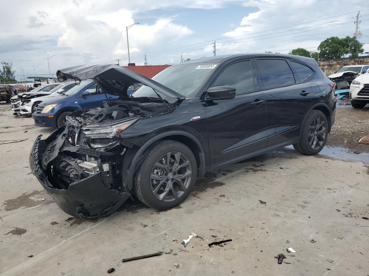 2022 ACURA MDX A-SPEC VIN:5J8YE1H0XNL051642