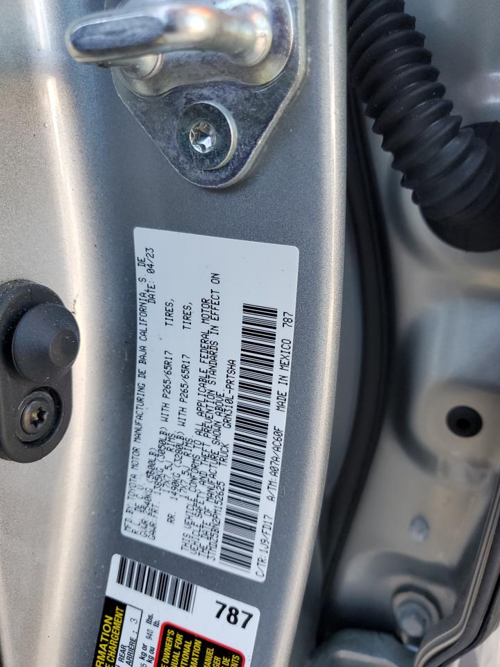 2023 TOYOTA TACOMA DOUBLE CAB VIN:3TMDZ5BN2PM152625