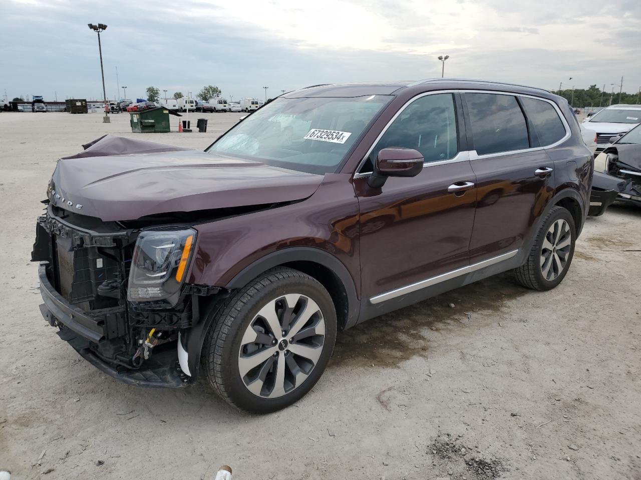 2022 KIA TELLURIDE S VIN:5XYP6DHC3NG238672