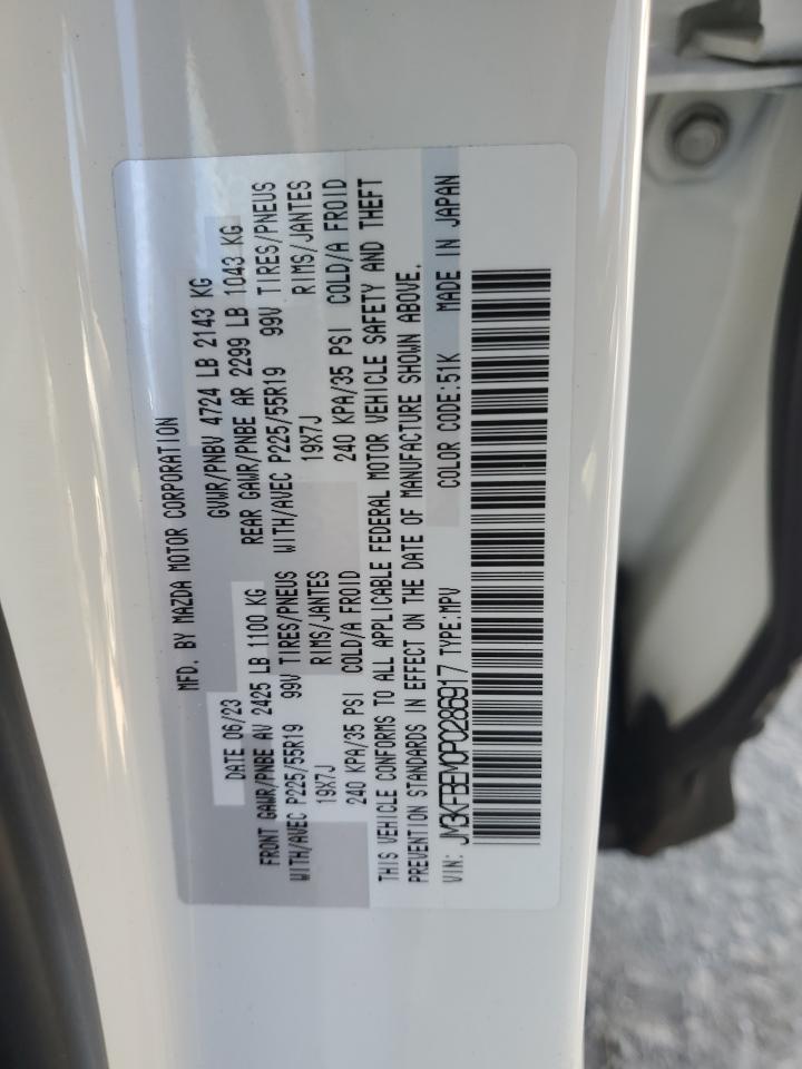 2023 MAZDA CX-5 PREMIUM PLUS VIN:JM3KFBEM0P0286917