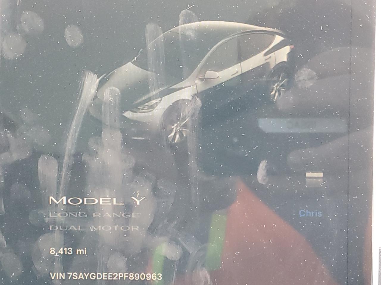 2023 TESLA MODEL Y  VIN:7SAYGDEE2PF890963