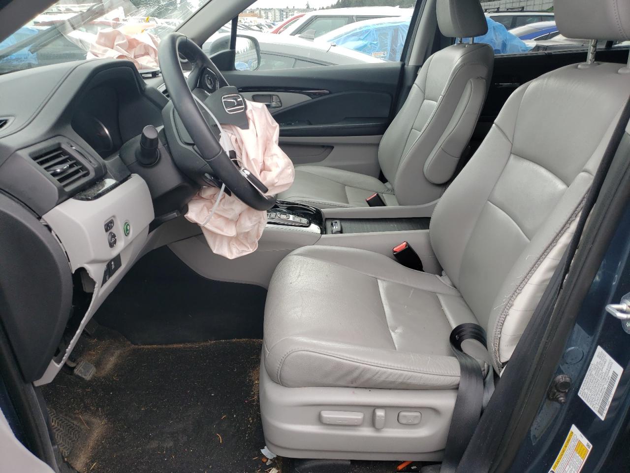 2022 HONDA PILOT TOURING VIN:5FNYF6H95NB002780