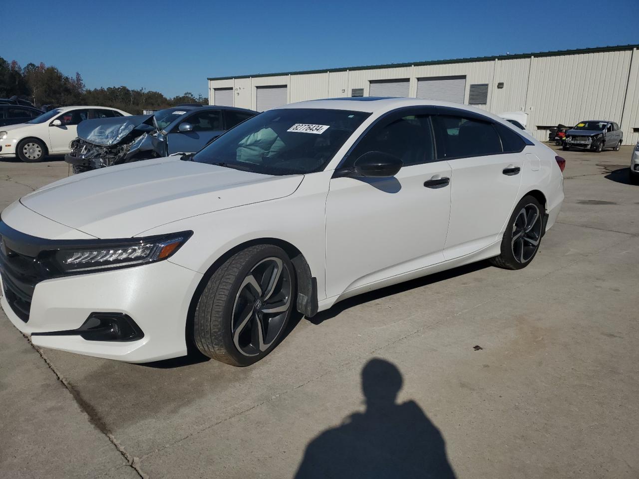 2022 HONDA ACCORD SPORT VIN:1HGCV2F37NA010572
