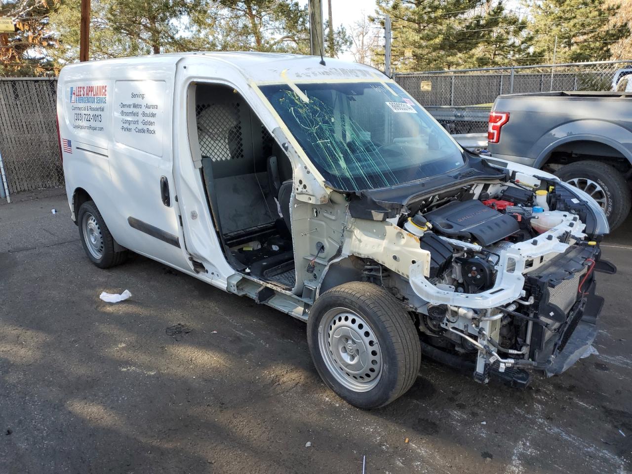 2022 RAM PROMASTER CITY TRADESMAN VIN:ZFBHRFAB0N6W63572