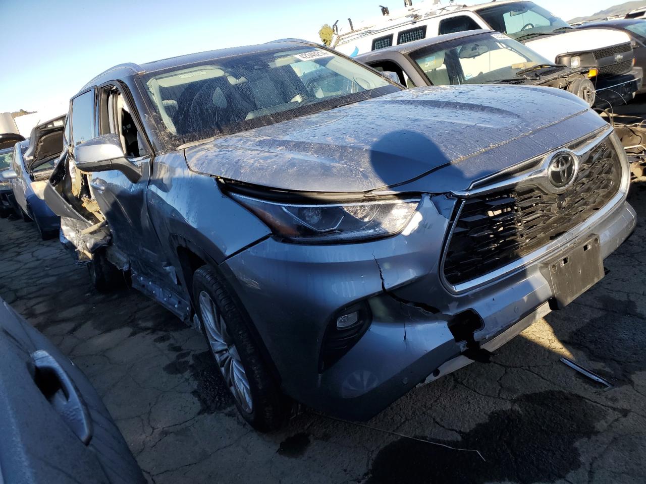 2022 TOYOTA HIGHLANDER PLATINUM VIN:5TDFZRBH6NS235014