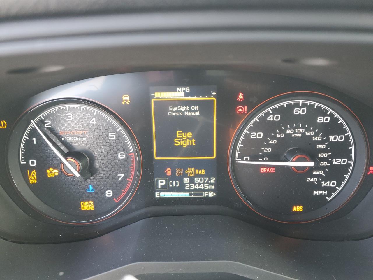 2023 SUBARU FORESTER SPORT VIN:JF2SKAJC3PH504833