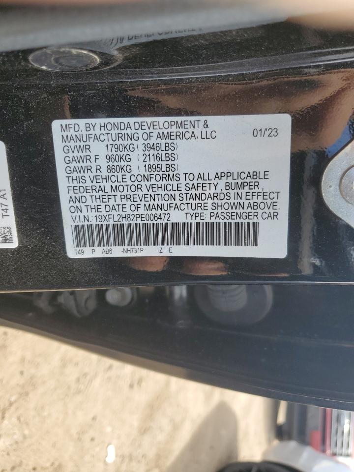 2023 HONDA CIVIC SPORT VIN:19XFL2H82PE006472