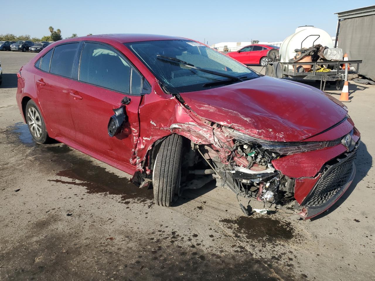 2022 TOYOTA COROLLA LE VIN:JTDEAMDE9NJ058934