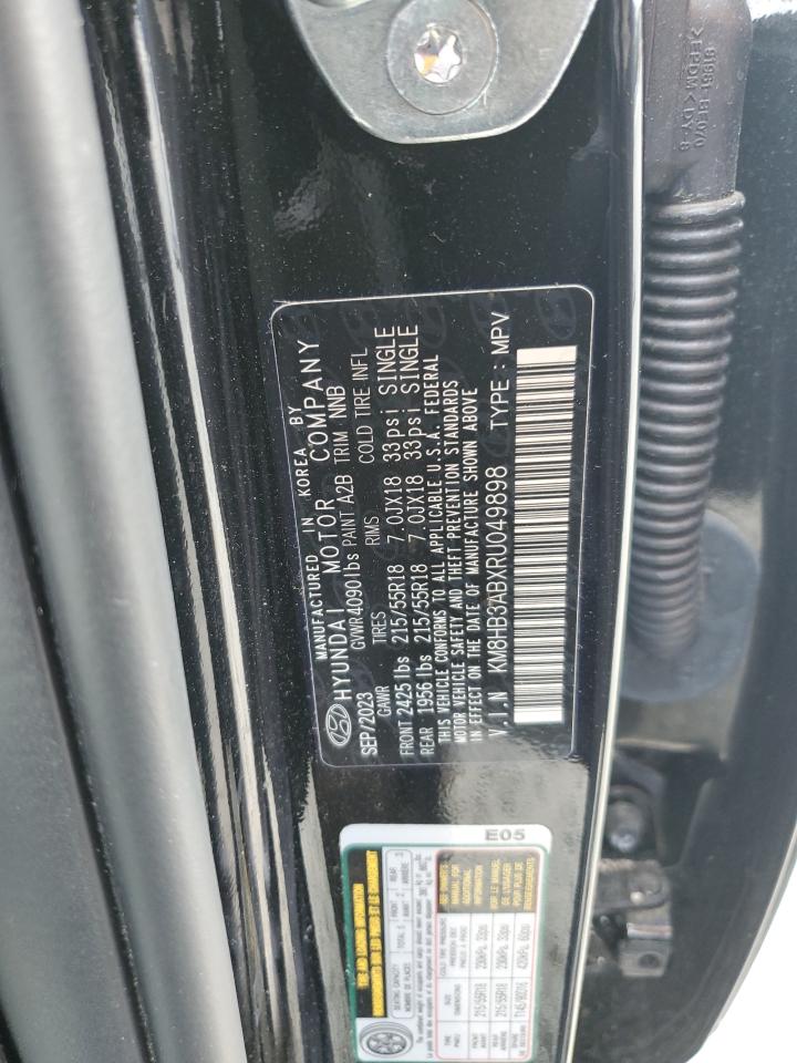 2024 HYUNDAI KONA SEL VIN:KM8HB3ABXRU049898