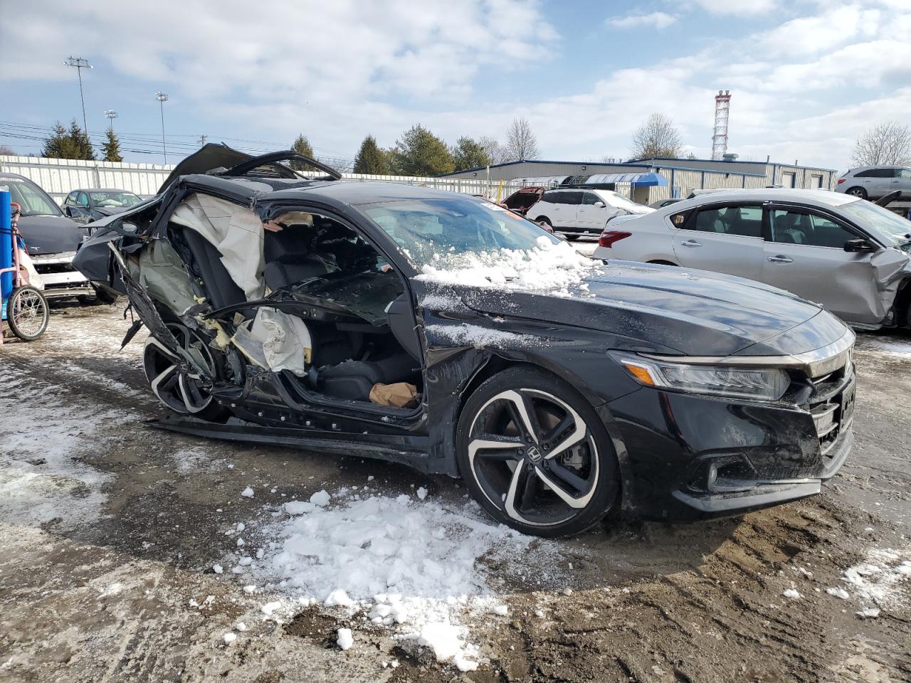2022 HONDA ACCORD SPORT VIN:1HGCV1F35NA001587