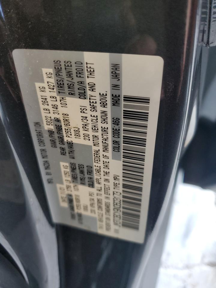 2022 MAZDA CX-9 TOURING VIN:JM3TCBCY9N0603173