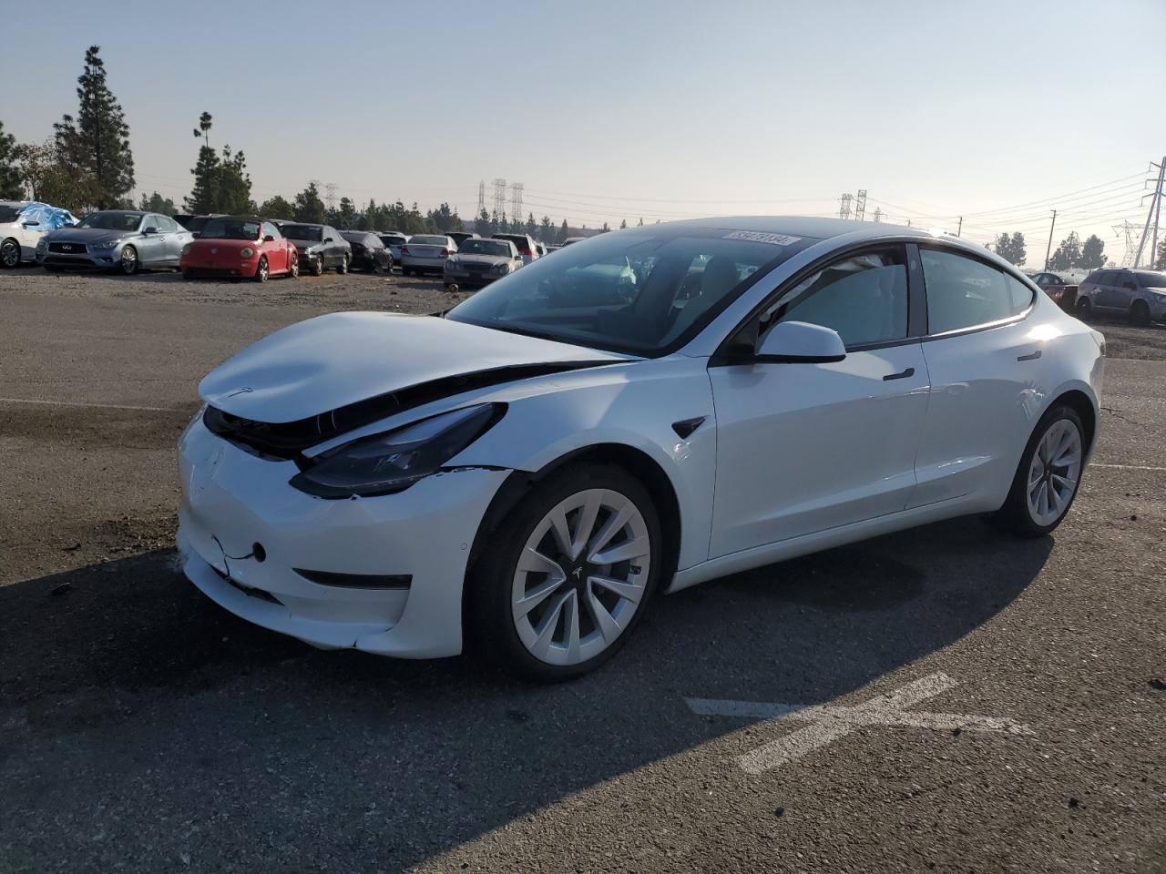 2022 TESLA MODEL 3  VIN:5YJ3E1EB3NF152684