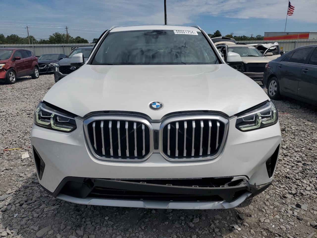 2022 BMW X3 XDRIVE30I VIN:WBX57DP05NN147927