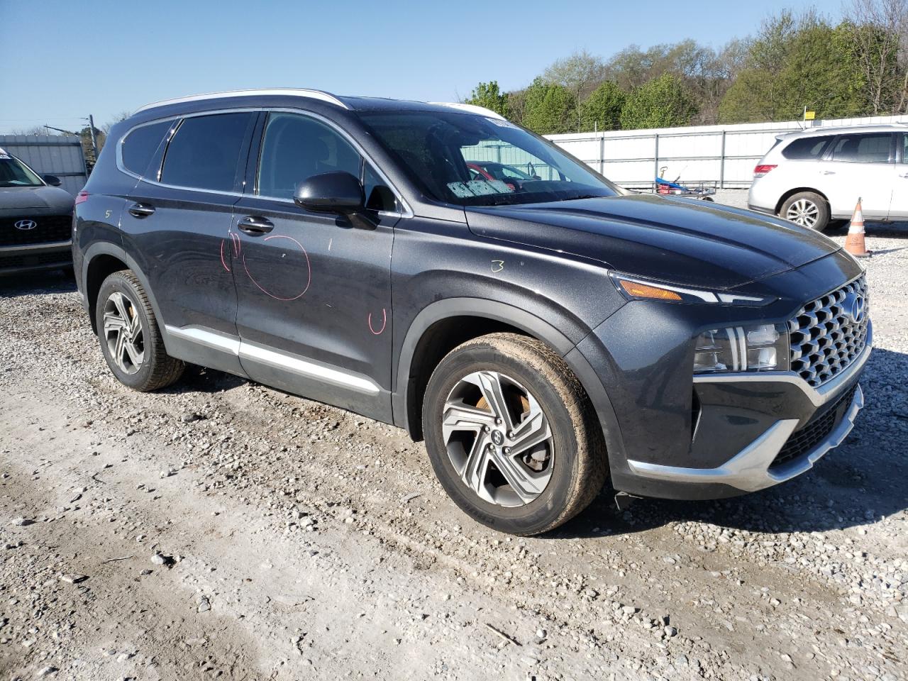 2022 HYUNDAI SANTA FE SEL VIN:5NMS24AJ6NH377392