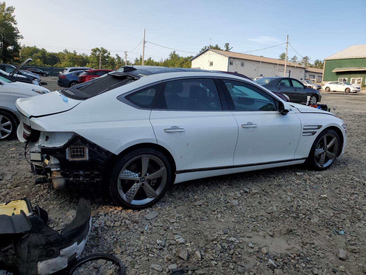 2022 GENESIS G80 SPORT PRESTIGE VIN:KMTGB4SD1NU127325