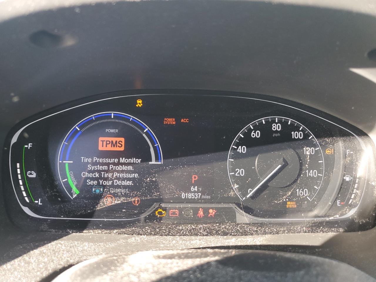 2022 HONDA INSIGHT TOURING VIN:19XZE4F98NE015432