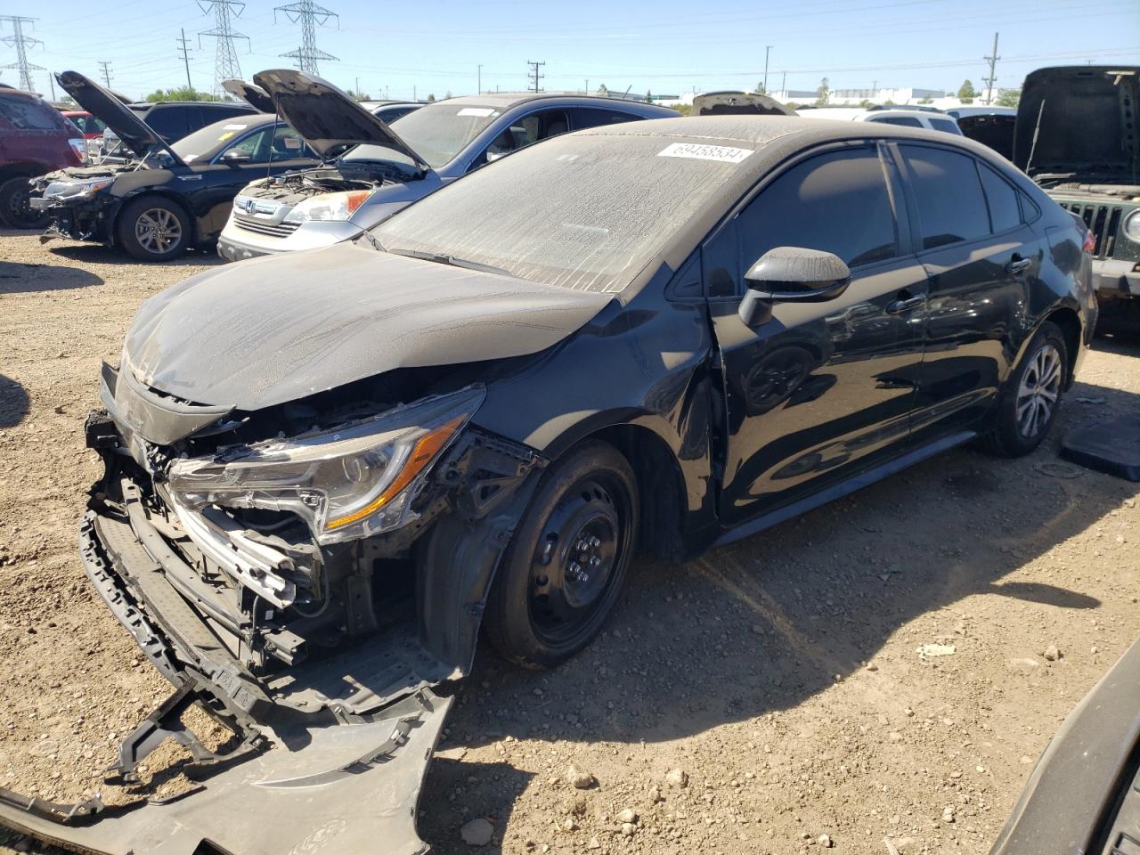 2022 TOYOTA COROLLA LE VIN:JTDEAMDEXNJ045979