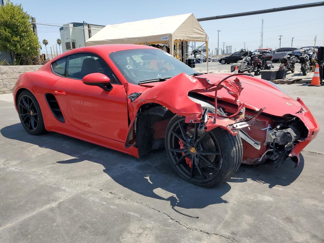 2022 PORSCHE CAYMAN S VIN:WP0AB2A86NS263183