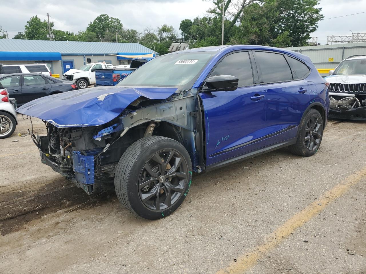 2022 ACURA MDX A-SPEC VIN:5J8YE1H08NL005114