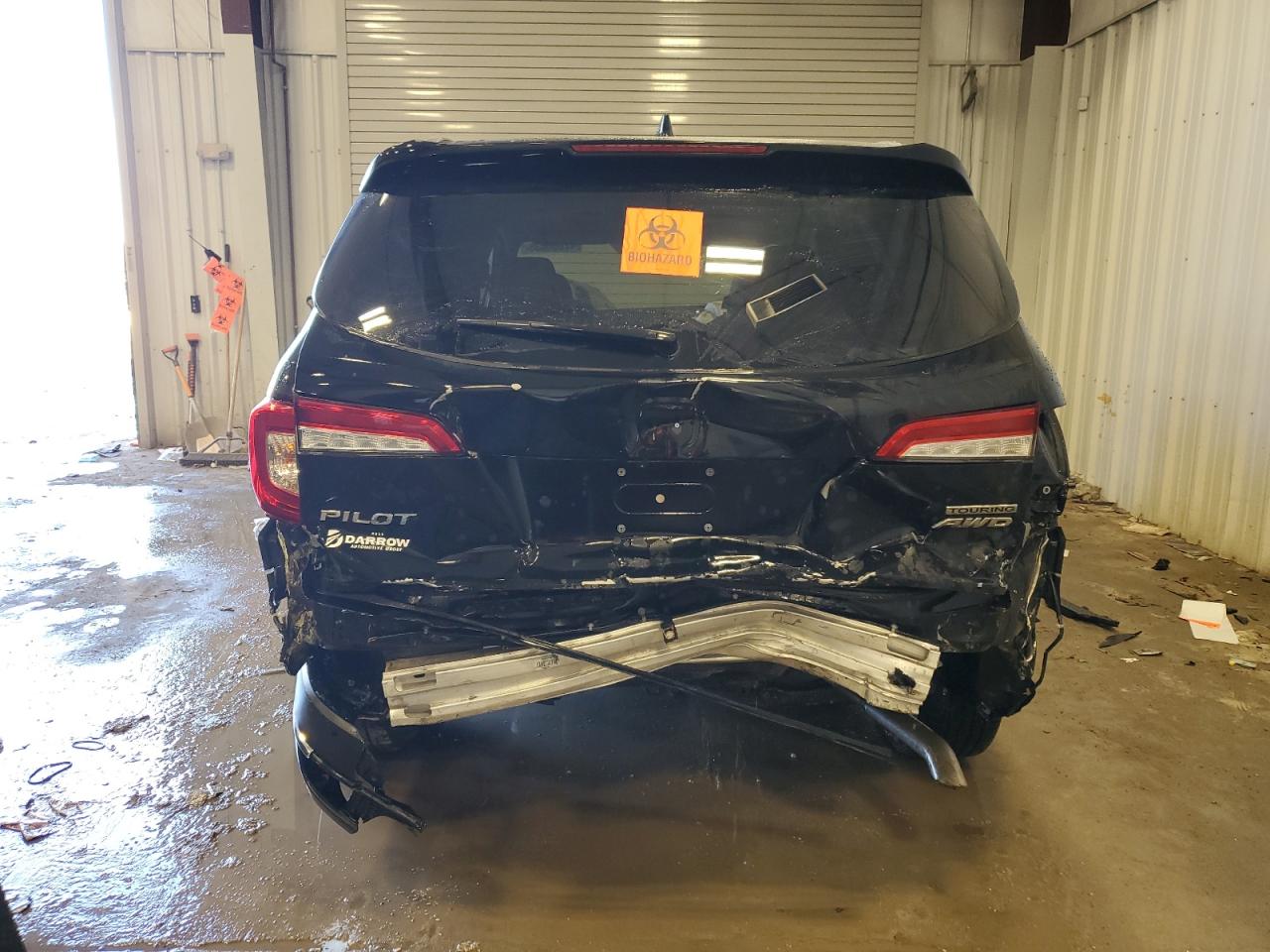 2022 HONDA PILOT TOURING VIN:5FNYF6H63NB022810