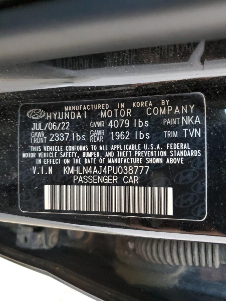 2023 HYUNDAI ELANTRA LIMITED VIN:KMHLN4AJ4PU038777