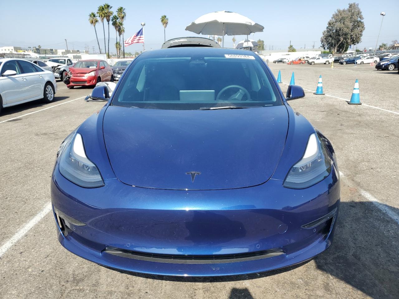 2022 TESLA MODEL 3  VIN:5YJ3E1EBXNF183463