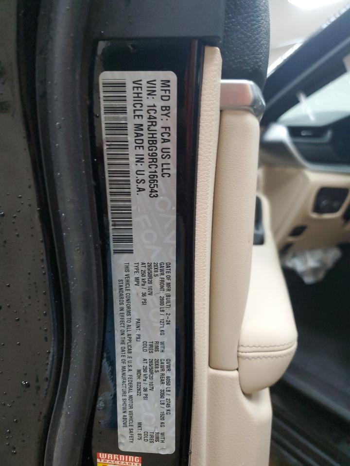2024 JEEP GRAND CHEROKEE LIMITED VIN:1C4RJHBG9RC166543