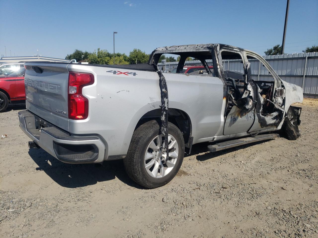 2022 CHEVROLET SILVERADO LTD K1500 CUSTOM VIN:1GCRYBEK3NZ222072