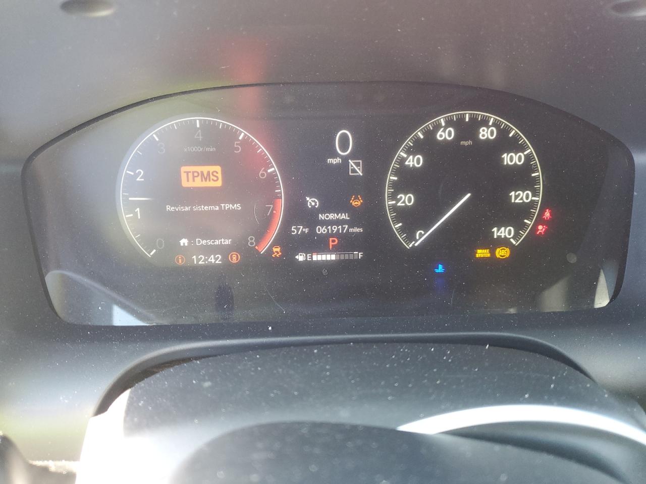 2024 HONDA HR-V SPORT VIN:3CZRZ1H59RM708786