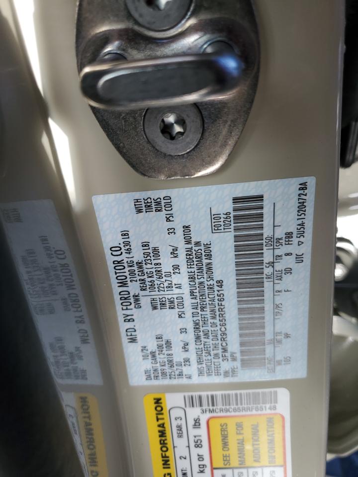 2024 FORD BRONCO SPORT OUTER BANKS VIN:3FMCR9C65RRF65148