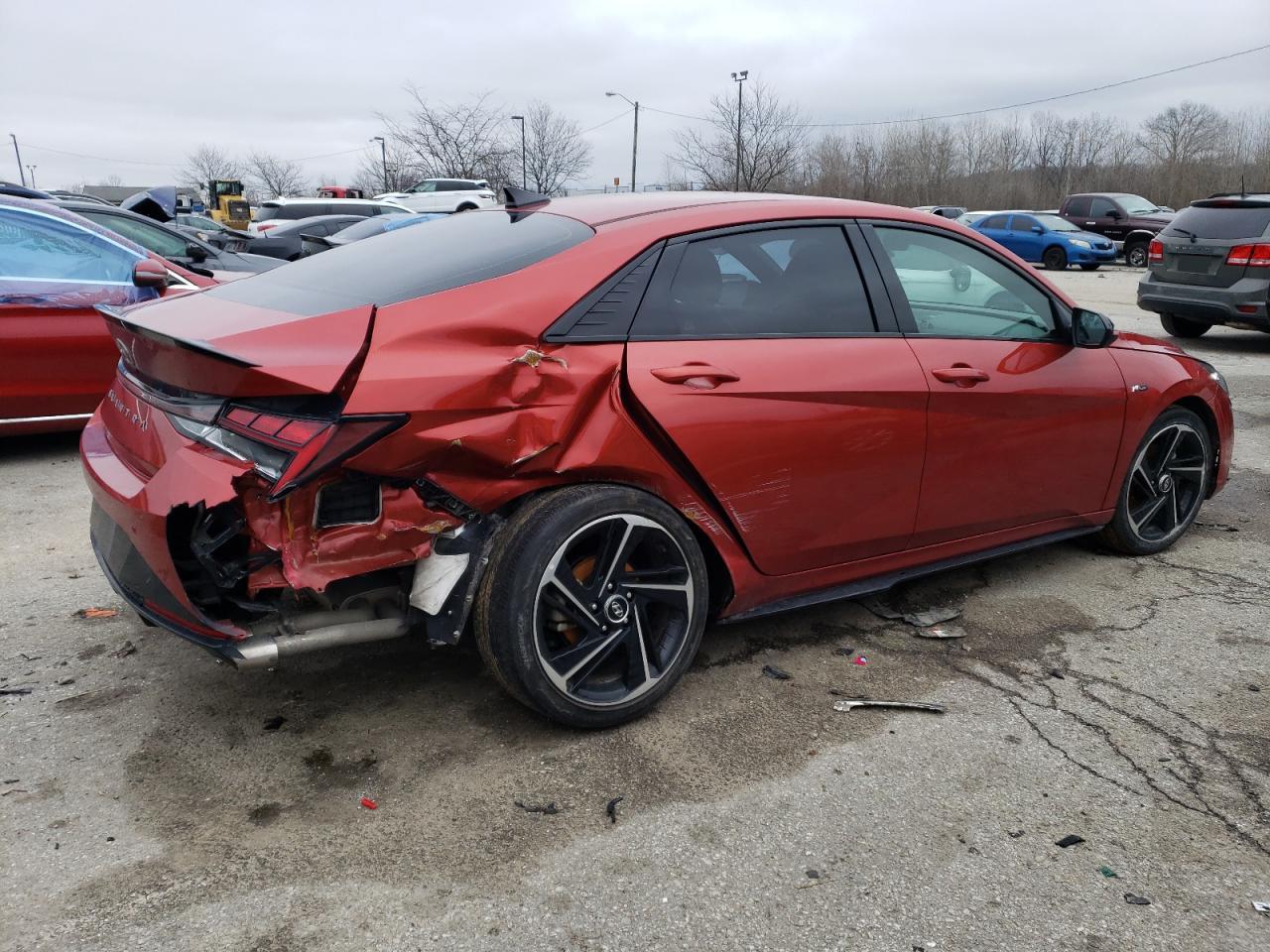 2022 HYUNDAI ELANTRA N LINE VIN:KMHLR4AFXNU240780