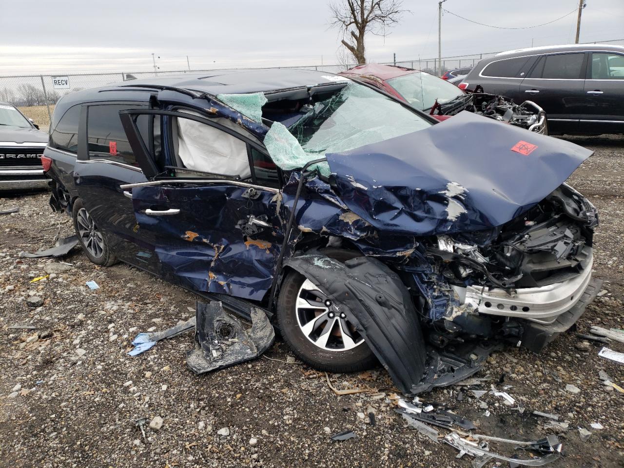 2022 HONDA ODYSSEY EXL VIN:5FNRL6H71NB035657