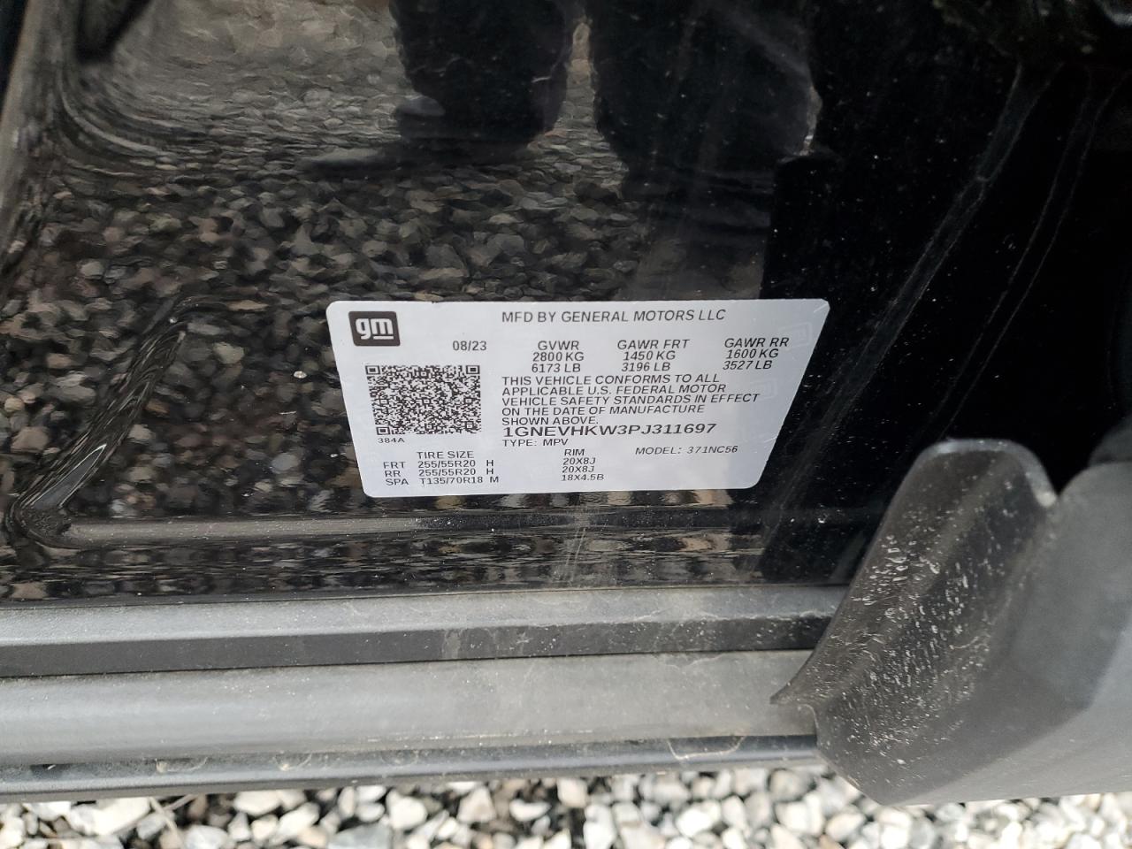 2023 CHEVROLET TRAVERSE LT VIN:1GNEVHKW3PJ311697